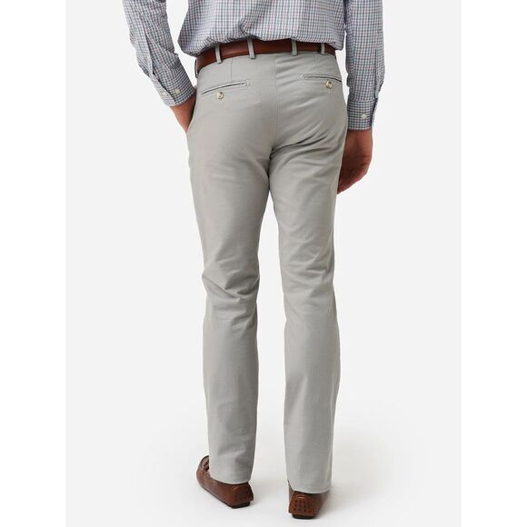 Peter Millar Crown Men's Pilot Twill Flat Front Trouser Pants Gray 33 NWT $175 - Picture 7 of 8